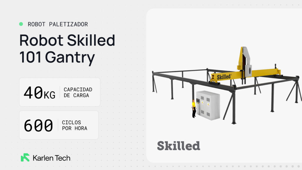 robot paletizador skilled 101 gantry 1 Karlen Tech