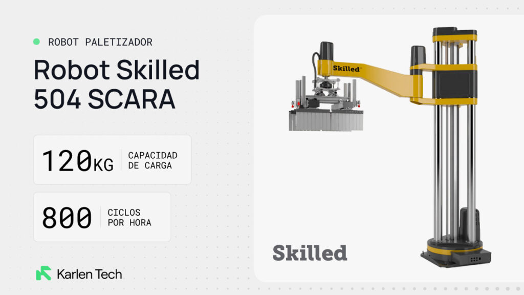 robot paletizador skilled 504 scara 1 Karlen Tech