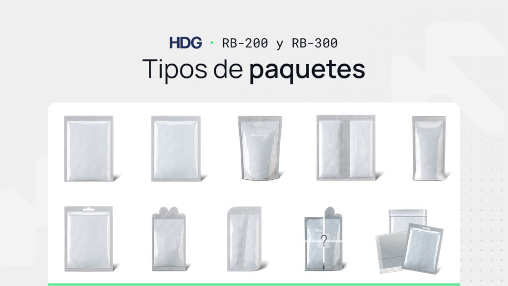 Tipos de paquetes rb 200 y rb 300 hdg karlen tech Karlen Tech