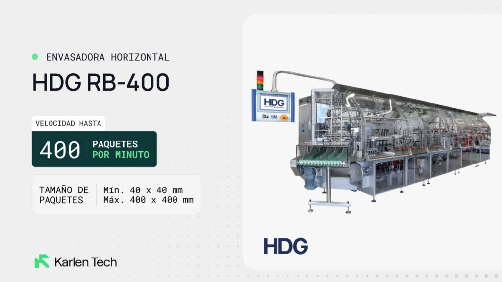Envasadoras horizontales HDG: precisión alemana para especias, granulados y más 4 Karlen Tech hdg rb 400 envasadora horizontal Karlen Tech