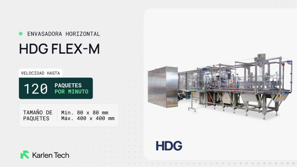 Envasadoras horizontales HDG: precisión alemana para especias, granulados y más 8 Karlen Tech hdg FLEX M envasadora horizontal Karlen Tech